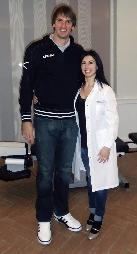 Maria Catena Ciraolo con Sandro Niceviฤ